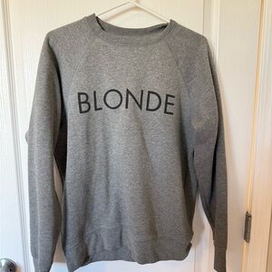 Gray 'Blonde' Women's Sweater